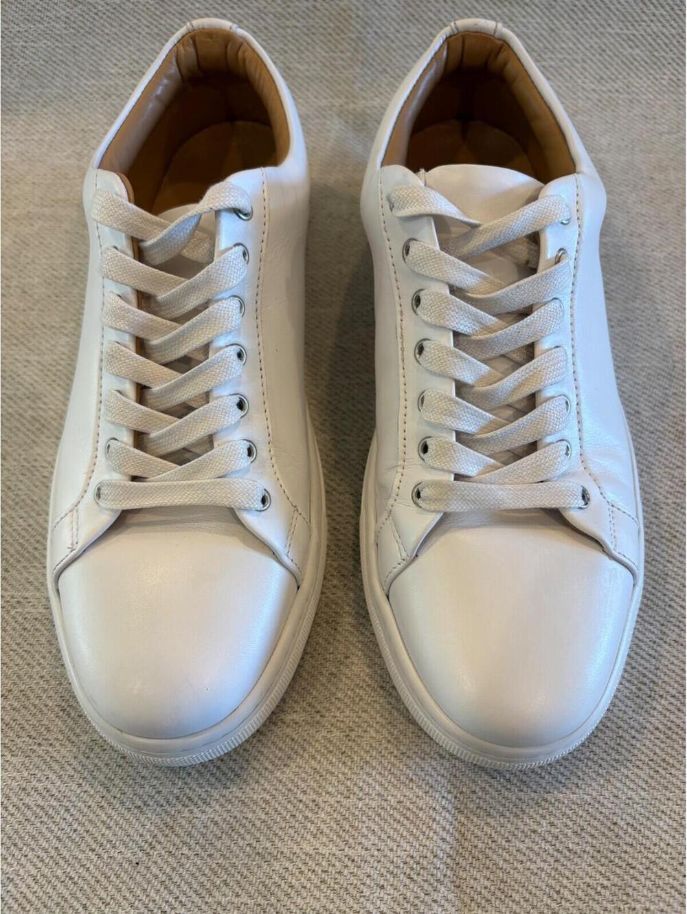 Thursday Boot Co Premier Low Top Sneakers White Leather Men's Size 10 M